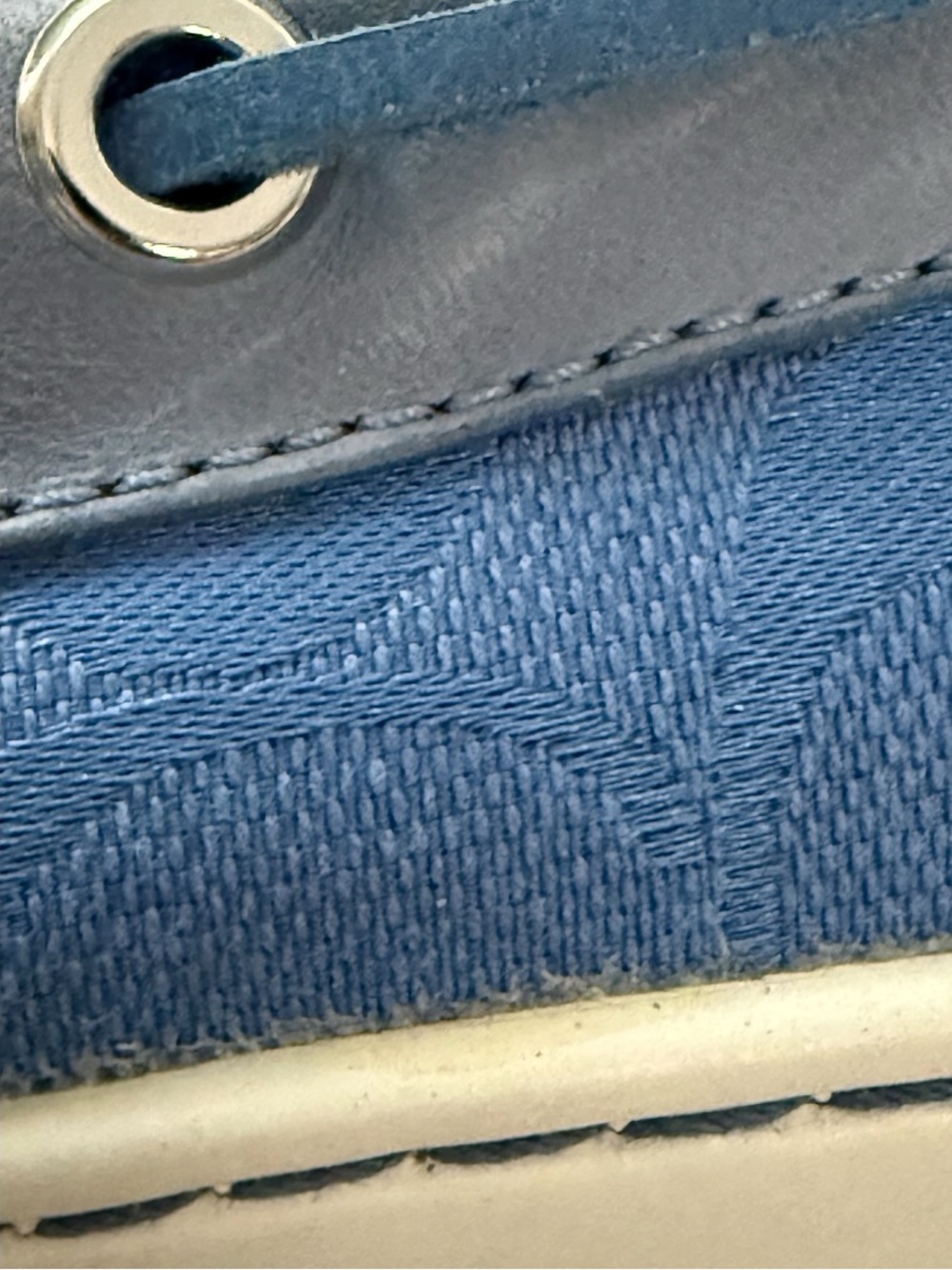 Coach Rainey Top Sider Signature Slip on Canvas Shoes, Size 8. - Picture 3 of 12